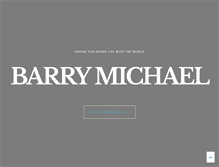 Tablet Screenshot of barrymichaelmusic.com